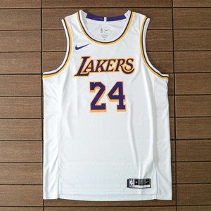 NBA Los Angeles Lakers #24 White Jersey - Kobe Bryant